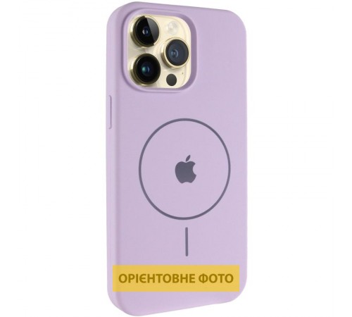 Чохол Silicone Case Full Protective (AA) V2 with MagSafe для Apple iPhone 17 Pro (6.3") Бузковий / Lilac Чохол Silicone Case Full Protective (AA) V2 with MagSafe для Apple iPhone 17 Pro (6.3") Бузковий / Lilac