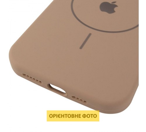 Чохол Silicone Case Full Protective (AA) V2 with MagSafe для Apple iPhone 17 Pro Max (6.9") Бежевий / Desert Gold