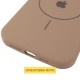 Чохол Silicone Case Full Protective (AA) V2 with MagSafe для Apple iPhone 17 Pro Max (6.9") Бежевий / Desert Gold