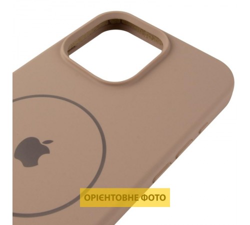 Чохол Silicone Case Full Protective (AA) V2 with MagSafe для Apple iPhone 17 Pro Max (6.9") Бежевий / Desert Gold