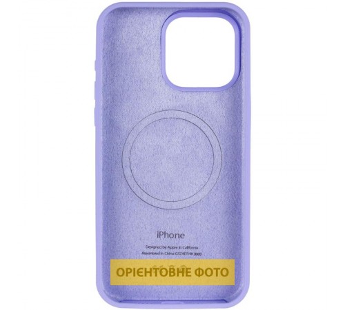 Чохол Silicone Case Full Protective (AA) V2 with MagSafe для Apple iPhone 17 Pro Max (6.9") Бузковий / Dasheen