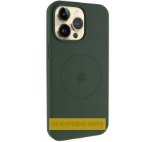 Чохол Silicone Case Full Protective (AA) V2 with MagSafe для Apple iPhone 17 Pro Max (6.9") Зелений / Cyprus Green