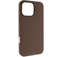 Чохол Silicone Case (AA) NO LOGO with MagSafe для Apple iPhone 17 (6.3") Коричневий / Brown
