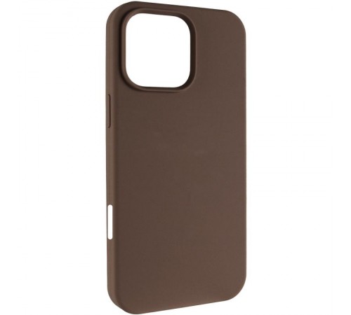 Чохол Silicone Case (AA) NO LOGO with MagSafe для Apple iPhone 17 (6.3") Коричневий / Brown