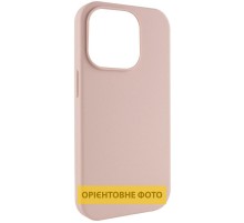 Чохол Silicone Case (AA) NO LOGO with MagSafe для Apple iPhone 17 (6.3") Рожевий / Pink Sand