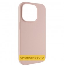 Чохол Silicone Case (AA) NO LOGO with MagSafe для Apple iPhone 17 (6.3") Рожевий / Pink Sand