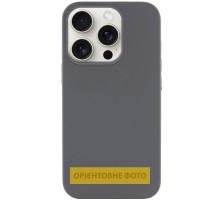 Чохол Silicone Case (AA) NO LOGO with MagSafe для Apple iPhone 17 (6.3") Сірий / Dark Gray