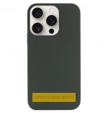 Чохол Silicone Case (AA) NO LOGO with MagSafe для Apple iPhone 17 (6.3") Зелений / Cyprus Green