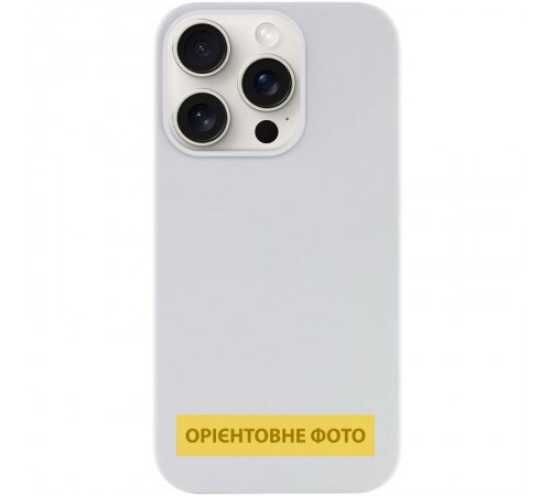 Чохол Silicone Case (AA) NO LOGO with MagSafe для Apple iPhone 17 Air (6.5") Білий / White