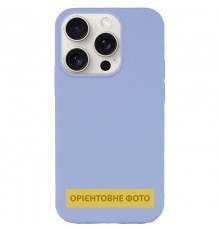 Чохол Silicone Case (AA) NO LOGO with MagSafe для Apple iPhone 17 Air (6.5") Блакитний / Lilac Blue