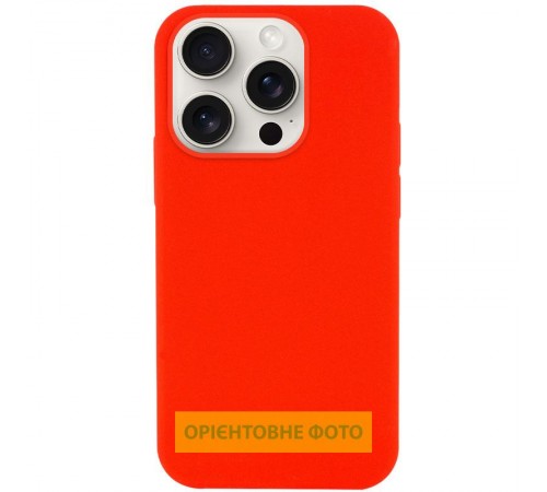 Чохол Silicone Case (AA) NO LOGO with MagSafe для Apple iPhone 17 Air (6.5") Червоний / Red
