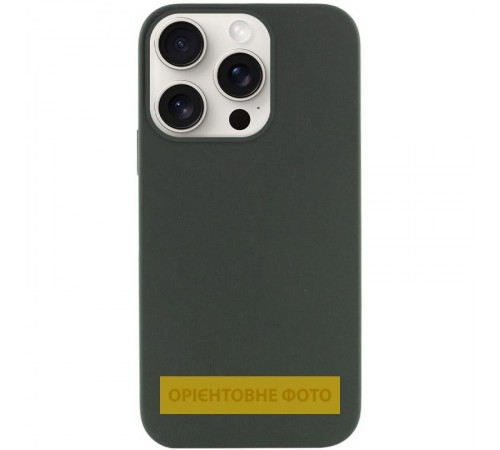 Чохол Silicone Case (AA) NO LOGO with MagSafe для Apple iPhone 17 Air (6.5") Зелений / Cyprus Green