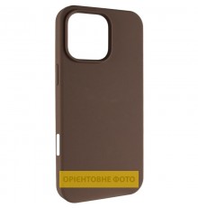 Чохол Silicone Case (AA) NO LOGO with MagSafe для Apple iPhone 17 Pro (6.3") Коричневий / Brown