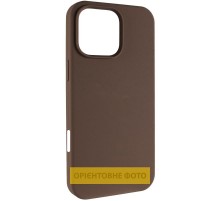 Чохол Silicone Case (AA) NO LOGO with MagSafe для Apple iPhone 17 Pro Max (6.9") Коричневий / Brown