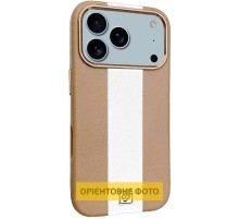 Шкіряний чохол Rally with MagSafe для Apple iPhone 17 Air (6.5") Beige / White