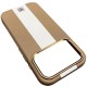 Шкіряний чохол Rally with MagSafe для Apple iPhone 17 Pro (6.3") Beige / White