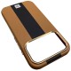 Шкіряний чохол Rally with MagSafe для Apple iPhone 17 Pro (6.3") Brown / Black