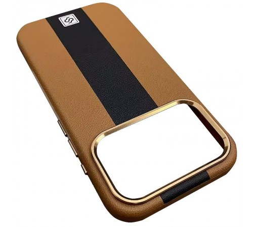 Шкіряний чохол Rally with MagSafe для Apple iPhone 17 Pro Max (6.9") Brown / Black