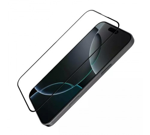 Захисне скло Nillkin (CP+ max 3D) (full glue) для Apple iPhone 16 (6.1") Чорний