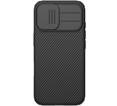 Карбонова накладка Nillkin CamShield Pro Magnetic для Apple iPhone 17 (6.3") Black Карбонова накладка Nillkin CamShield Pro Magnetic для Apple iPhone 17 (6.3") Black