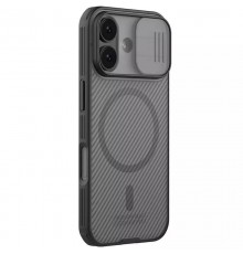 Карбонова накладка Nillkin CamShield Pro Magnetic для Apple iPhone 17 (6.3") Transparent black