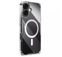 TPU чохол Nillkin Nature Pro Magnetic для Apple iPhone 17 (6.3") Безбарвний (прозорий) TPU чохол Nillkin Nature Pro Magnetic для Apple iPhone 17 (6.3") Безбарвний (прозорий)