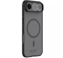 Карбонова накладка Nillkin CamShield Pro Magnetic для Apple iPhone 17 Air (6.5") Transparent black