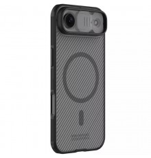 Карбонова накладка Nillkin CamShield Pro Magnetic для Apple iPhone 17 Air (6.5") Transparent black