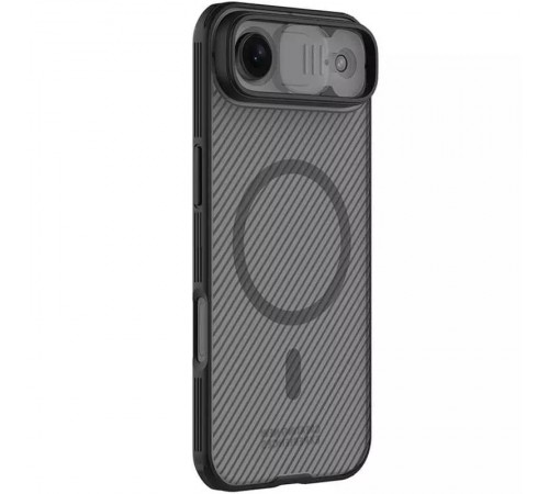 Карбонова накладка Nillkin CamShield Pro Magnetic для Apple iPhone 17 Air (6.5") Transparent black
