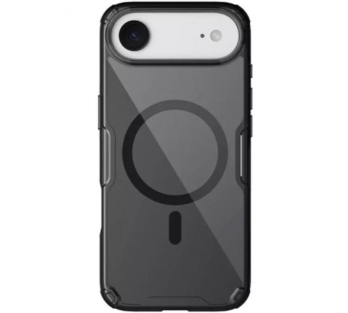 TPU чохол Nillkin Nature Pro Magnetic для Apple iPhone 17 Air (6.5") Чорний (прозорий)