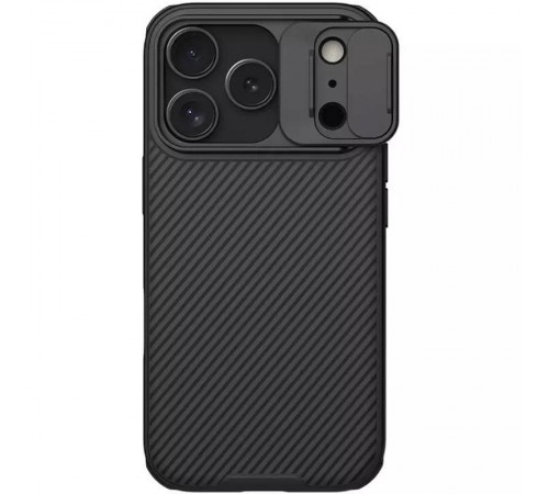 Карбонова накладка Nillkin CamShield Pro Magnetic для Apple iPhone 17 Pro (6.3") Black Карбонова накладка Nillkin CamShield Pro Magnetic для Apple iPhone 17 Pro (6.3") Black