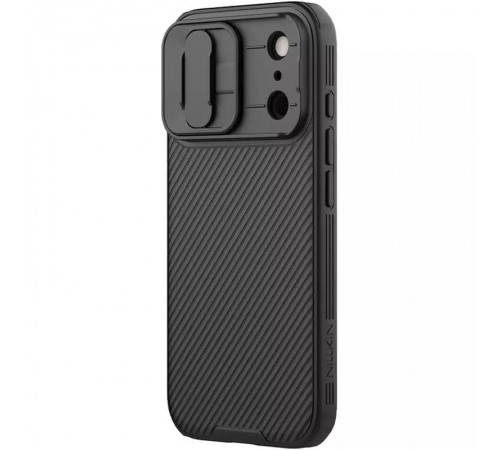 Карбонова накладка Nillkin CamShield Pro Magnetic для Apple iPhone 17 Pro (6.3") Black Карбонова накладка Nillkin CamShield Pro Magnetic для Apple iPhone 17 Pro (6.3") Black