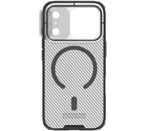 Карбонова накладка Nillkin CamShield Pro Magnetic для Apple iPhone 17 Pro (6.3") Transparent black Карбонова накладка Nillkin CamShield Pro Magnetic для Apple iPhone 17 Pro (6.3") Transparent black