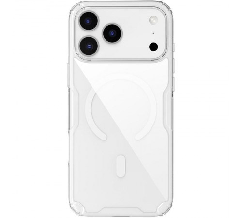 TPU чохол Nillkin Nature Pro Magnetic для Apple iPhone 17 Pro (6.3") Безбарвний (прозорий)