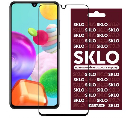 Захисне скло SKLO 3D для Samsung Galaxy A07 Чорний