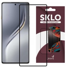 Захисне скло SKLO 3D для TECNO Camon 40 (CM5) Чорний