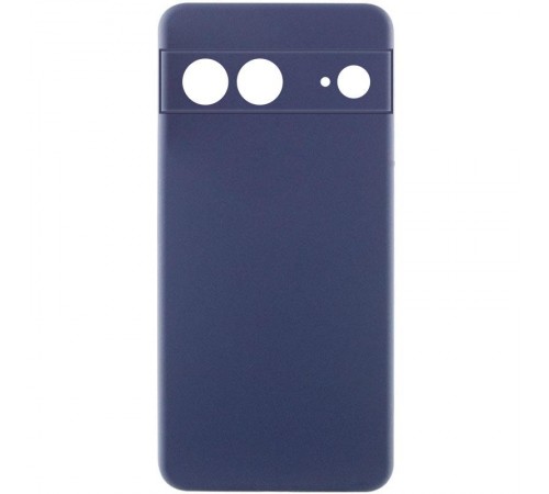 Чохол Silicone Cover Ummi Lakshmi Full Camera (AA) для Google Pixel 7 Синій / Midnight Blue