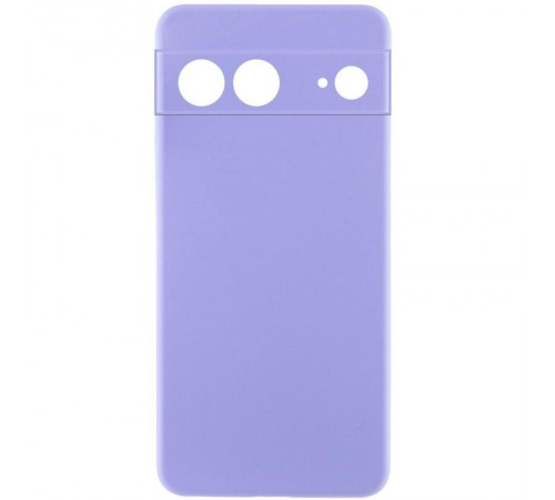 Чохол Silicone Cover Ummi Lakshmi Full Camera (AA) для Google Pixel 7 Бузковий / Dasheen