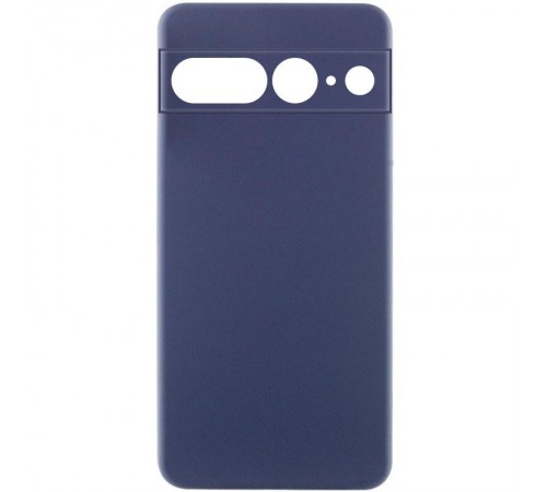 Чохол Silicone Cover Ummi Lakshmi Full Camera (AA) для Google Pixel 7 Pro Синій / Midnight Blue