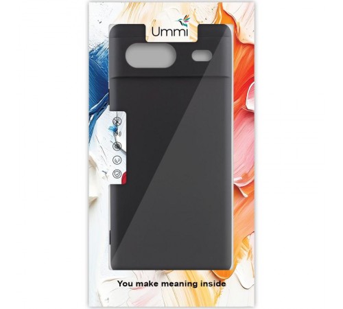 Чохол Silicone Cover Ummi Lakshmi Full Camera (AA) для Google Pixel 8a Чорний / Black