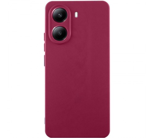 Чохол Silicone Cover Ummi Lakshmi Full Camera (AA) для Motorola Edge 50 Fusion Бордовий / Marsala