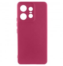 Чохол Silicone Cover Ummi Lakshmi Full Camera (AA) для Motorola Edge 50 Pro Бордовий / Marsala
