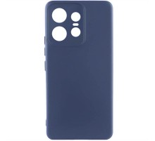 Чохол Silicone Cover Ummi Lakshmi Full Camera (AA) для Motorola Edge 50 Pro Синій / Midnight Blue