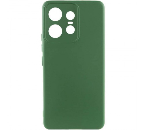 Чохол Silicone Cover Ummi Lakshmi Full Camera (AA) для Motorola Edge 50 Pro Зелений / Dark green