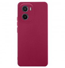 Чохол Silicone Cover Ummi Lakshmi Full Camera (AA) для Motorola Moto G05 / E15 4G Бордовий / Marsala