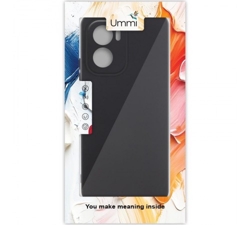 Чохол Silicone Cover Ummi Lakshmi Full Camera (AA) для Motorola Moto G05 / E15 4G Чорний / Black