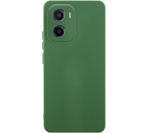 Чохол Silicone Cover Ummi Lakshmi Full Camera (AA) для Motorola Moto G05 / E15 4G Зелений / Dark green