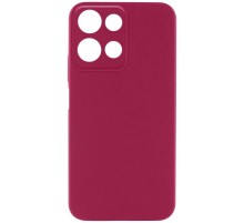 Чохол Silicone Cover Ummi Lakshmi Full Camera (AA) для Motorola Moto G15 4G Бордовий / Marsala