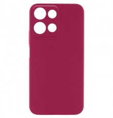 Чохол Silicone Cover Ummi Lakshmi Full Camera (AA) для Motorola Moto G15 4G Бордовий / Marsala