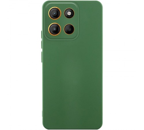 Чохол Silicone Cover Ummi Lakshmi Full Camera (AA) для Motorola Moto G15 4G Зелений / Dark green